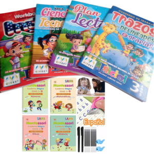KIT LIBROS EDUCATIVOS JHONELA 2 A  3 AÑOS MODELO 1