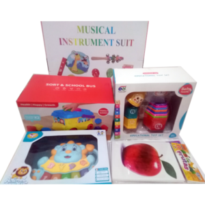 KIT JUGUETES EDUCATIVOS JHONELA 6 MESES A 1 AÑO MODELO 1