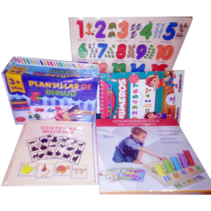 KIT JUGUETES EDUCATIVOS JHONELA 3 AÑOS MODELO 1
