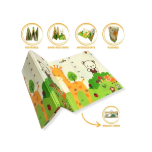 ALFOMBRA PISO PLEGABLE PARA BEBE ANTIDESLIZANTE 1.80 X 1.60